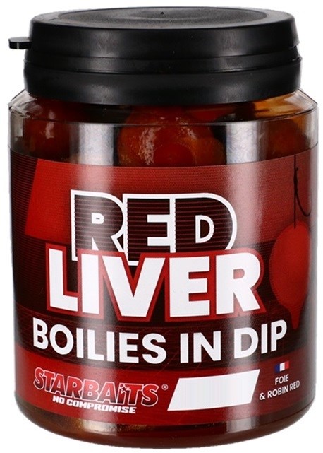 Starbaits Boilies v dipe Red Liver 24mm 150g