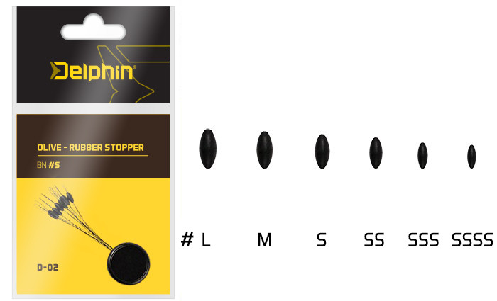 Delphin 	Stick - Rubber stopper S