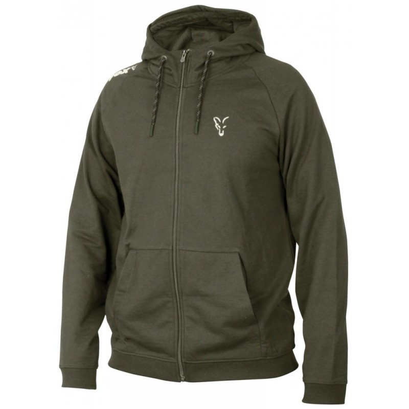Fox collection Green / Silver LW hoodie M