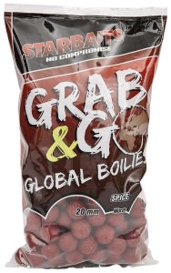 Starbaits Boilies Grab & Go Global Korenie 1kg 24 mm