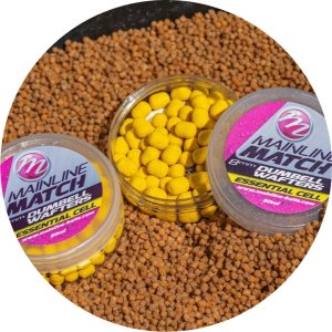 Mainline Match Dumbell Wafters Yellow Essential Cell 8mm