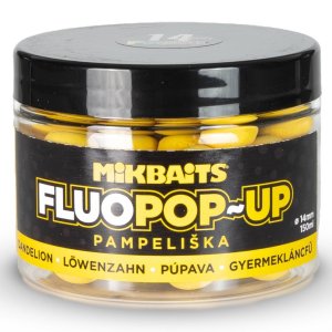 Mikbaits Fluo Pop-up Boilies Pampeliška 14mm 150ml