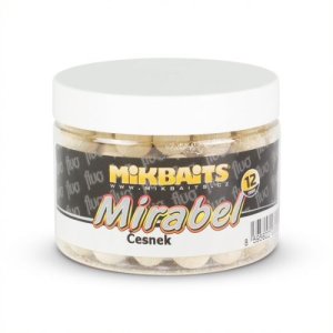 Mikbaits Mirabel Fluo boilie 150ml - Cesnak 12mm
