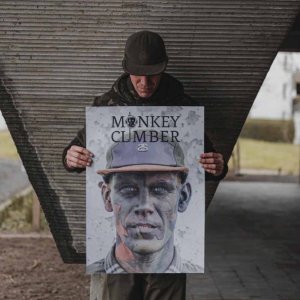 Monkey Climber Poster Alan Blair