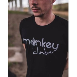 Monkey Climber Tričko Front Cover Čierna vel.L