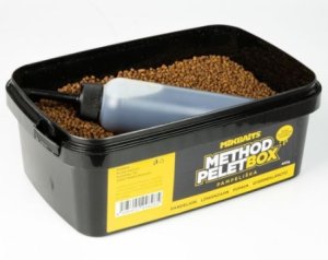 Mikbaits Method pelet box 400g + 120ml Activator Pampeliška