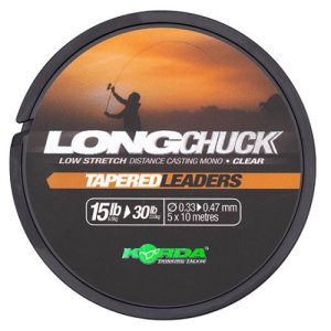 Korda LongChuck Tapered Leaders 15-30lb 0.33-0.47mm