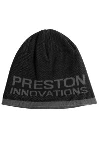 Preston Black Grey Beanie Hat