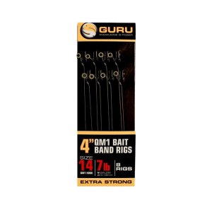 Guru QM1 Bait Band Ready Rigs 4" 10 cm 12 QM1 9lb 0,22mm