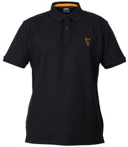 Fox collection Black / Orange polo shirt L