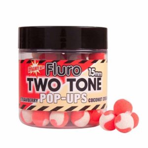 Dynamite Baits Pop-Ups Fluro Two Tone Strawberry-Coconut Cream