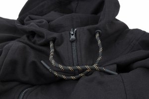 Fox collection Black / Orange LW hoodie - M