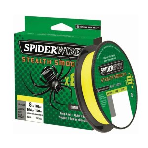 Spiderwire Šnúra Stealth Smooth x8 0,23mm 150m Žltá
