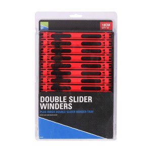 Preston Double Slider Winders 18cm red in Box