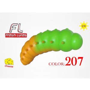 Fresh Lures Mokhnatka 1,2" 3cm 1,58gr #207 Zeleno-Oranžová