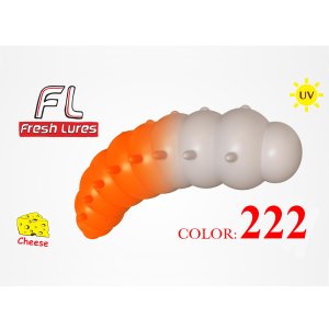 Fresh Lures Mokhnatka 1,2" 3cm 1,58gr #222 Bielo-Oranžová