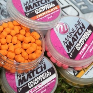 Mainline Match Dumbell Wafters 10mm White - CellTM
