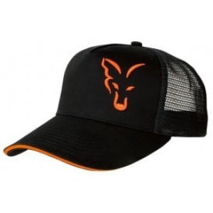Fox Siltovka Black / Orange Trucker Cap