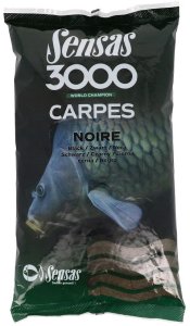 Sensas 3000 Carpes Black Kapor Čierny 1kg