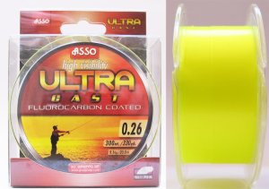 Asso Ultra Cast 300m 0,20mm fluo žltá