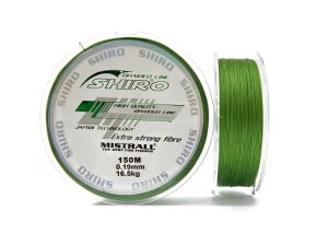 Mistrall Shiro 150m 0,10mm f.zelená