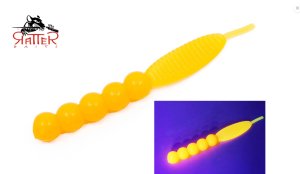 Ratterbaits Trout Egg Tail 2,7 Syr Orangegold Glow