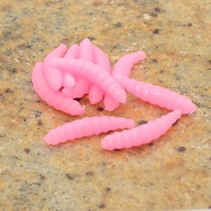 Prime Mushy Worm - Bubble Gum 35mm 12ks