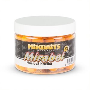 Mikbaits Mirabel Fluo boilie 150ml - Máslová hruška 12mm