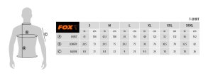 Fox Black / Orange Brushed Cotton T - XL