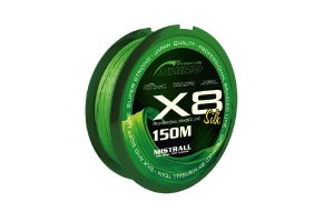 Mistrall Shiro Silk X8 150m 0,10mm f.zelená