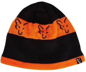 Fox čiapka Black / Orange Beanie