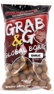 Starbaits Boilies Grab & Go Global Cesnak 1kg 24 mm