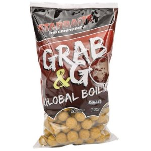 Starbaits Boilies Grab & Go Global Banán 1kg 14 mm