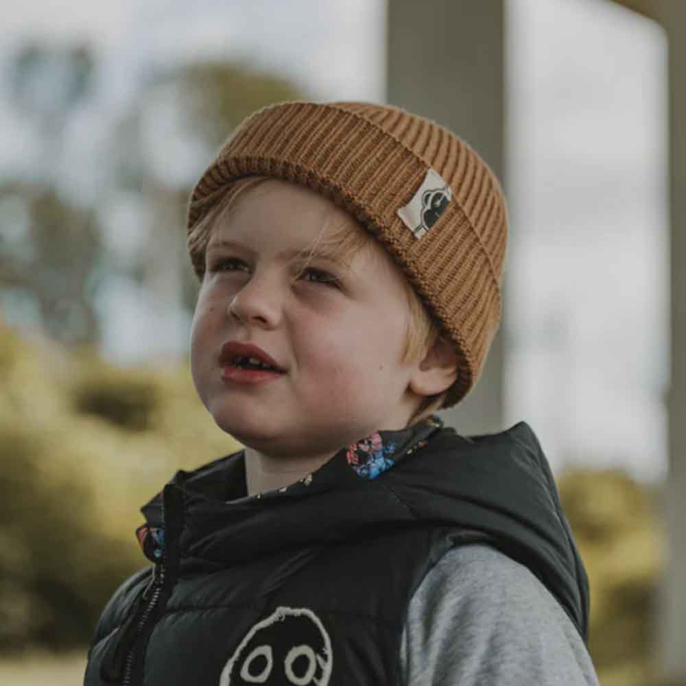 Monkey Climber Čiapka Kiddo Jam Beanie Sand