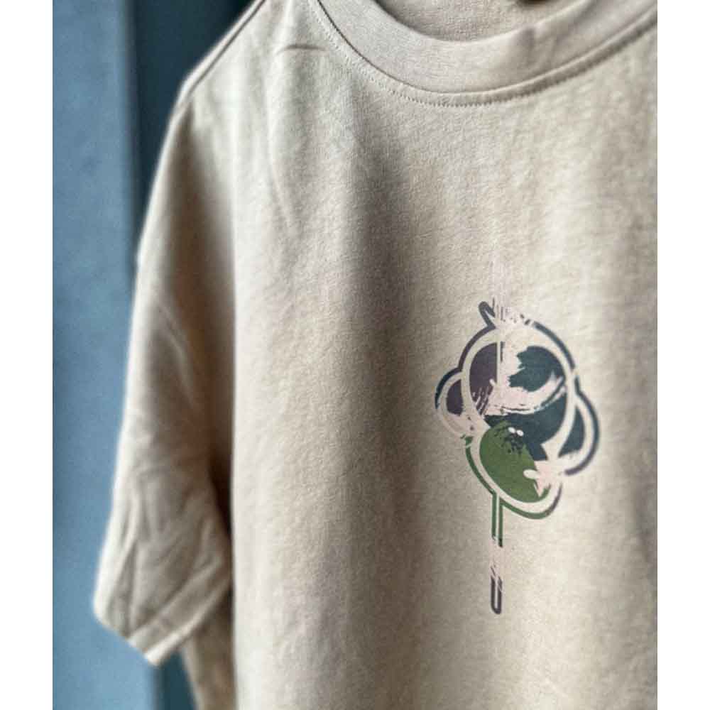 Monkey Climber Tričko Wood Camou slightly oversized heavy tee XL