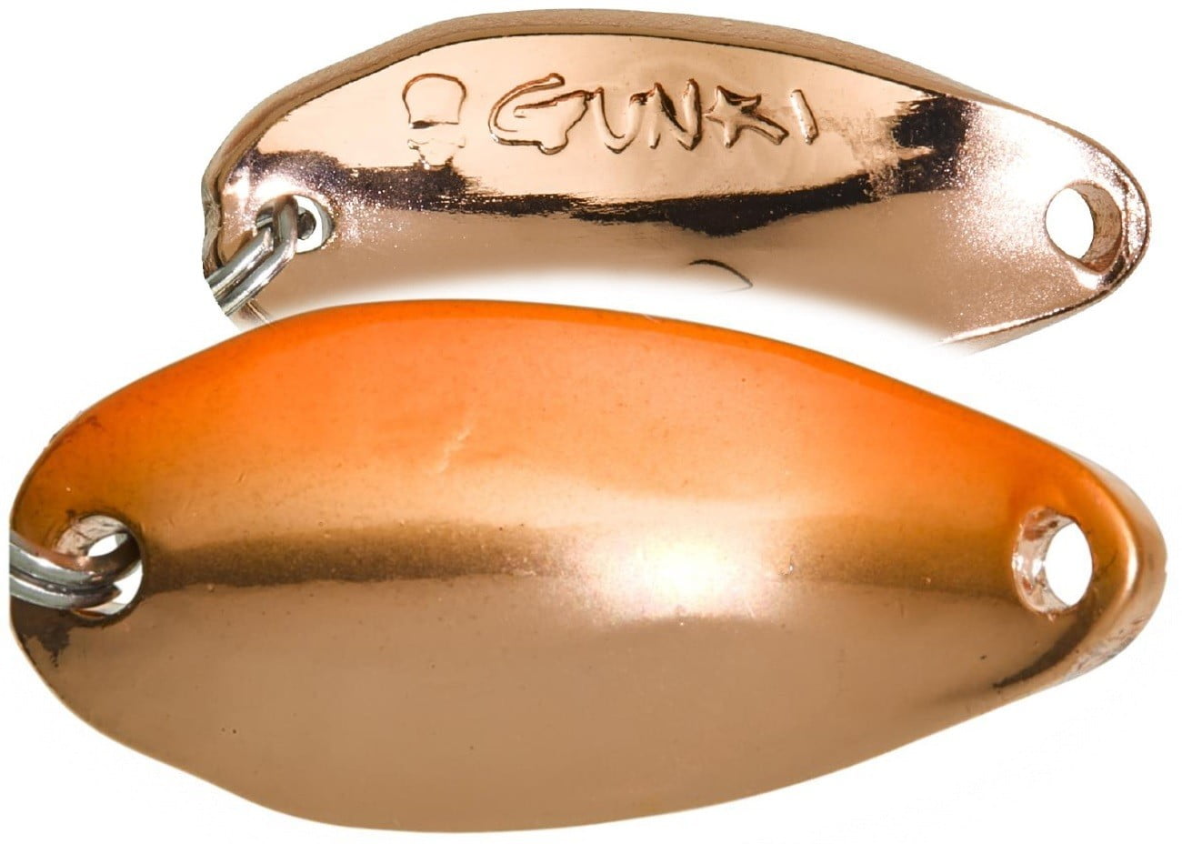 Gunki Plandavka Slide 3,2g Full Copper Orange side