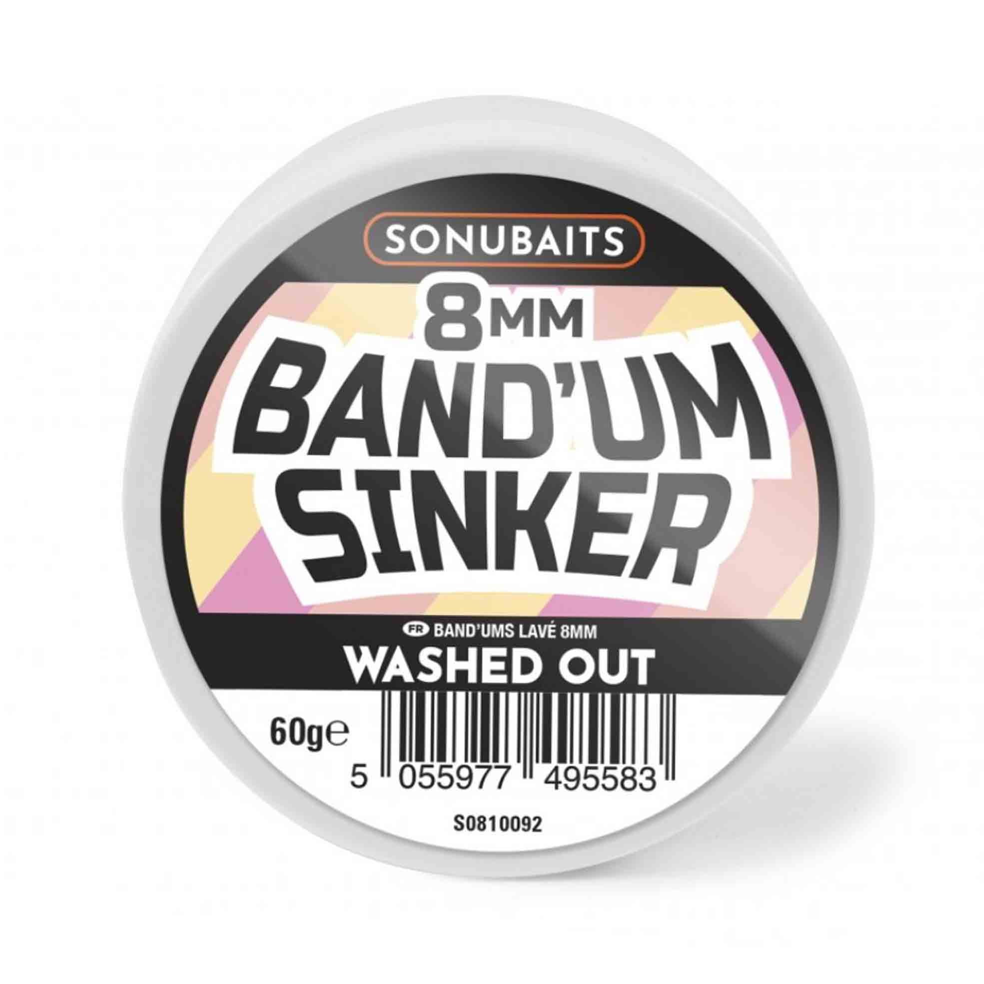 Sonubaits Band'um Sinkers Washed Out 8mm 60g