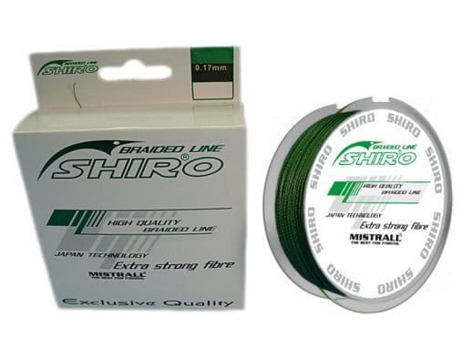 Mistral Shiro 0,13mm 10m f.zelena spletana snura