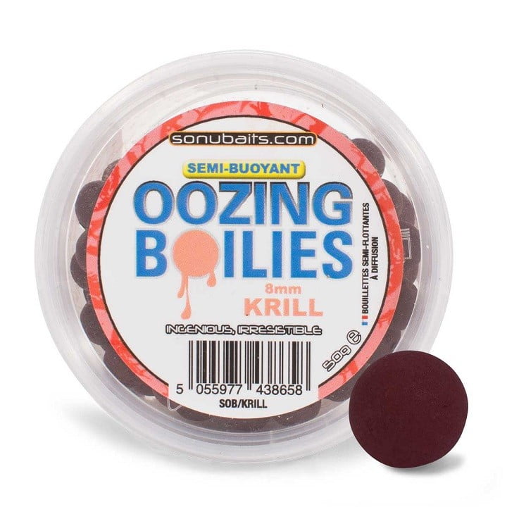 Sonubaits Oozing Boilies Krill 8 mm
