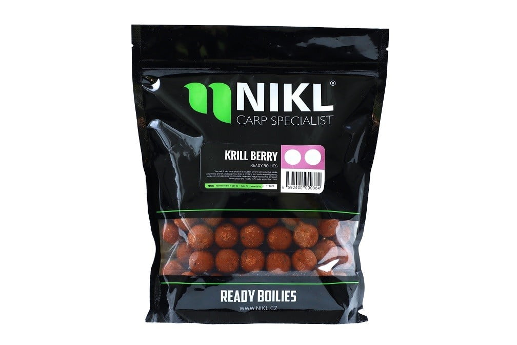Nikl Ready Boilies Krill Berry 21mm 1kg