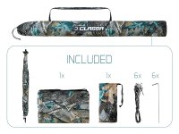 Delphin CLASSA CAMO Dazdnik s bocnicou 250cm 3/4