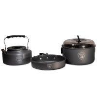 Giants fishing 3 Piece Pan & Kettle Set Sada nádob s konvičkou