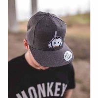 Monkey Climber Šiltovka Logo Patch Snapback Dark Grey