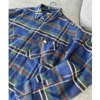 Monkey Climber Cotton Flannel shirt I Navy Bottlegreen vel.L