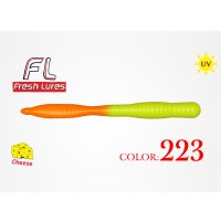 Fresh Lures FlatWorm 3,1" 8cm 1,65gr #223 Žlto Oranžová