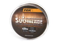 Fox Submerge Dark Camo Sinking Braid x 300m 0.20mm 40lb/18.1kg