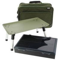 NGT Deluxe Anglers Boxcase Systém - Kufrík so stolíkom