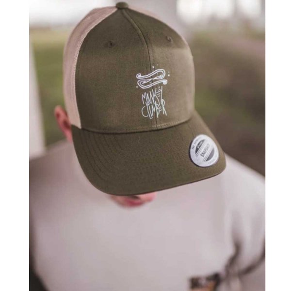 Monkey Climber Šiltovka Off The Hook Trucker Cap I Olive