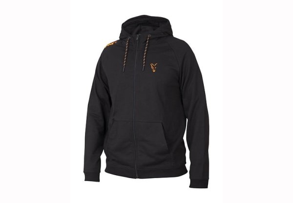 Fox collection Black / Orange LW hoodie - XXXL