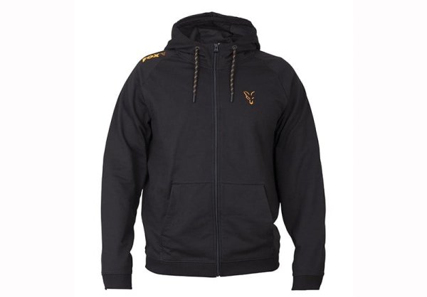 Fox collection Black / Orange LW hoodie - L